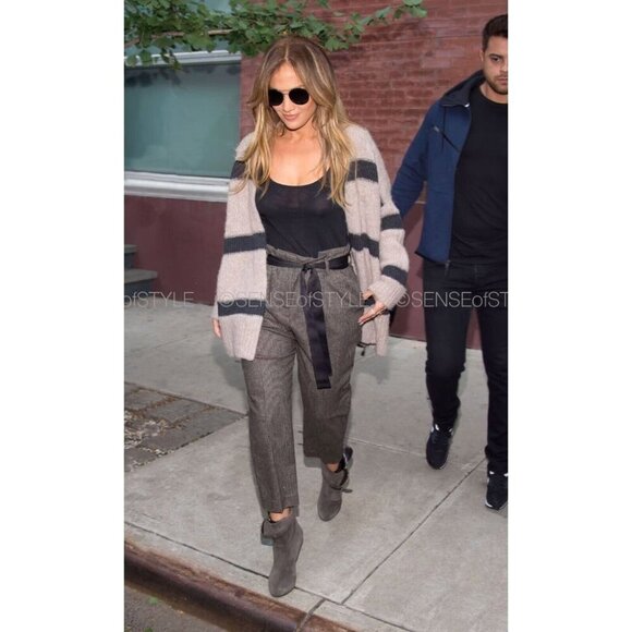 Brunello Cucinelli Cardigan Striped Metallic Striped Knit Sweater  XS - Picture 3 of 12